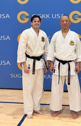 Instructor with Sugasaki Sensei at OGKK USA